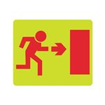 Luminescent (Graphic Right Arrow) 10x12 Sign